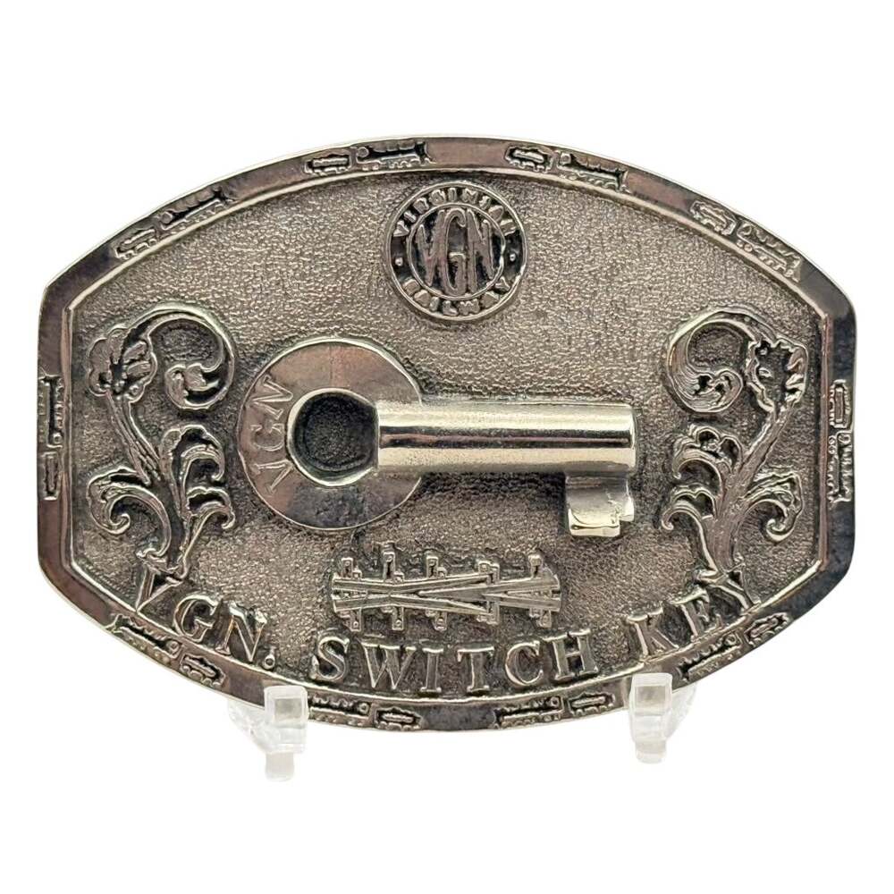 Adezy Virginian VGN Switch Key Railroad Belt Buckle Limited Edition of 200
